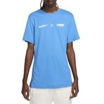 Nike Erkek M NSW SI Tee T-Shirt, Mavi (Lt Photo Blue), S
