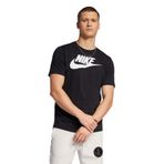 Nike Erkek Siyah Kısa Kollu Tişört M Beden M NSW TEE ICON FUTURA Modeli