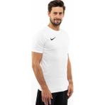 Nike Erkek Tişört Dri-Fit Kumaş - L - Beyaz