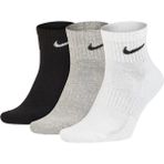 Nike Everyday Cotton Cushioned Erkek Beyaz Siyah Gri 3lü Çorap - Siyah - Beyaz - Gri - 38 - 42