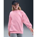 Nike FD2923-690 Sportswear Club Fleece Büyük Çocuk Bol Kesimli Sweatshirt - Pembe