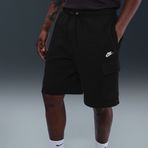Nike FN3525-010 Siyah Club Fleece Cargo Shorts Erkek Bermuda