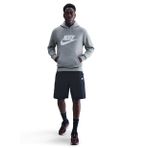 Nike FN3868-063 Club BB Pullover GFX Gri Günlük Stil Erkek Sweatshirt