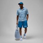 Nike FN4641 423 Jordan Essentials Erkek Havuz -Pilaj Üst Spor Giyim Gömlek - Mavi