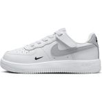 Nike Force 1 Low Easyon Af1 Leather Unisex Sneaker White Unisex Lastik Bağcıklı Hakiki Deri Günlük Çocuk Spor Ayakkabı Beyaz