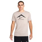 Nike FQ3914-009 Dri-Fit Trail Gri Koşu Erkek T-Shirt