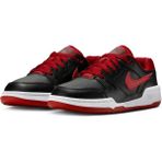 Nike Full Force Low Gs Siyah Kırmızı Unisex Genç Sneaker Spor Ayakkabı / FV5929-002 - Siyah - Kırmızı