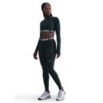 Nike FV5484-390 NIKE PRO DF 365 CROP LS Yeşil Kadın T-Shirt