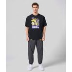 Nike FV8331-254 Gri Los Angeles Lakers Courtside Jam Trousers Erkek Eşofman Altı