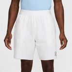 Nike FZ9322-100 Court Advantage Dri-FIT 20 cm Beyaz Erkek Tenis Şortu