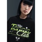 Nike Gfx Womens Oversize Tee Grafik Baskılı Bol Kesim Kadın Günlük Tişört Siyah