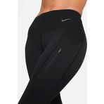 Nike Go Firm Support Mid Rise Cropped Training Kadın Crop Tayt Siyah