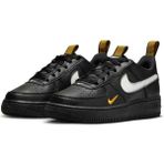 Nike HF0095 001 Nike Air Force 1 Lv8 Gs Low Reflective Kadın Sneaker Spor Ayakkabı - Siyah