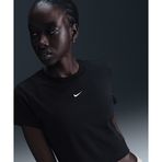 Nike HF9538-011 Sportswear Chill Knit Cropped Siyah Kadın T-Shirt