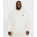 Nike HJ1816-133 Beyaz Club Fleece Oversized French Terry Pullover Hoodie Erkek Sweatshirt