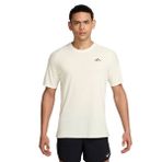 Nike HJ3580-133 Bej Dri-Fit ADV Solar Chase Erkek Koşu T-Shirt