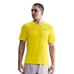 Nike HJ3580-718 Dri-Fit Adv Sarı Koşu Erkek T-shirt