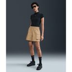 Nike HM6982-297 Yeşil Bermuda Sportswear Essential Woven High Waisted 5 Cargo Shorts Kadın Şort