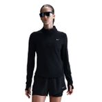 Nike HQ0499-010 Siyah Swift Dri-Fit Uv Half-Zip Kadın Koşu T-Shirt