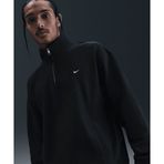 Nike HV1094-010 Siyah Solo Swoosh Fleece Quarter-Zip Top Erkek Sweatshirt