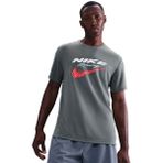Nike HV2135-084 Gri Dri-Fit UV Run Energy Miler Erkek Koşu T-Shirt