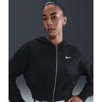 Nike HV2426-010 Siyah Sportswear Phoenix Fleece Crop Full-Zip Kadın Günlük Stil Sweatshirt