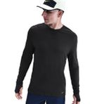 Nike HV2718-010 Siyah Dri-Fit ADV Run Wool LS Erkek Koşu T-Shirt