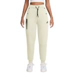 Nike HV6779-133 Bej Sportswear Tech Fleece Mid-Rise Kadın Günlük Stil Eşofman Altı