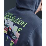 Nike IB4124-491 Mavi Sportswear Club Fleece Hoodie Erkek Sweatshirt