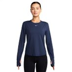 Nike IB9403-410 Mavi One Classic Dri-Fit Kadın Antrenman T-Shirt