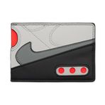 Nike Icon Air Max 90 kart cüzdanı kredi kartı ehliyet kartı gri, Gri kırmızı, Standard, Gündelik