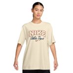 Nike IF1180-110 Bej Sportswear Loose Short-Sleeve Kadın Günlük Stil T-Shirt
