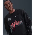 Nike IF1765-010 Siyah Sportswear Club Fleece Crew-Neck Erkek Sweatshirt