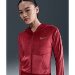 Nike IQ0678-613 Kırmızı Sportswear Full-Zip Long-Sleeve Hooded Top Kadın Sweatshirt
