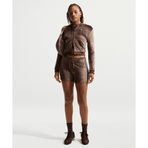 Nike IQ0682-237 Kahverengi Sportswear Trend Velour Shorts Kadın Şort