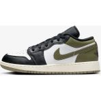 Nike Jordan Air 1 Low Genç Siyah Spor Ayakkabı - Çok Renkli