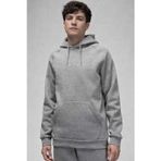 Nike Jordan Core Blank Fleece Po Hoodie Kapüşonlu Erkek Sweatshirt Gri