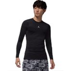 Nike Jordan Dri-Fıt Sport Erkek Siyah Uzun Kollu Antrenman Tişörtü - 2XL