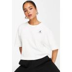 Nike Jordan Essential Boxy Loose Fit T-Shirt Black Kadın Bol Kesim Crop Tişört Beyaz