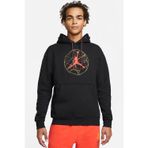 Nike Jordan Essentials Mountainside Graphic Pullover Hoodie Mens Baskılı Kapüşonlu Erkek Sweatshirt Siyah
