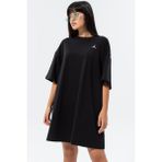 Nike Jordan Essentials Oversize T-Shirt Dress Kadın Oversize Tişört Elbise Siyah - XS
