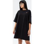 Nike Jordan Essentials Oversize T-Shirt Dress Kadın Oversize Tişört Elbise Siyah