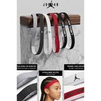 Nike Jordan İnce Spor Saç Bandı 6'lı Set - Renkli Kulak Hizası Tenis, Fitness, Koşu Bandı (Kaymaz Esnek Yapı)