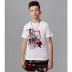 Nıke Jordan Jdb Jordan 3peat Ss Tee Erkek Çocuk Tişört - 8 - 10 Yaş - Beyaz