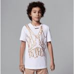 Nike Jordan Jdb Mj Brand Jm Chaın Ss Crew Erkek Çocuk Tişört - 10 - 12 Yaş - Beyaz