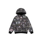 Nike Jordan Jdb Mj Brklyn Aop Ft Po Erkek Çocuk Sweatshirt 95F092 95F092-023, 8-10 Yaş