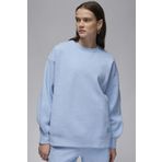 Nike Jordan Jumpman Flight Fleece Crew Oversize Kadın Geniş Kalıp Sweatshirt Açık Mavi