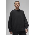 Nike Jordan Jumpman Flight Fleece Crew Oversize Kadın Geniş Kalıp Sweatshirt Siyah