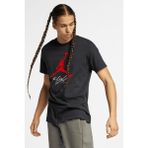 Nike Jordan Jumpman Flight Mens Tee Grafik Baskılı Pamuklu Erkek Tişört Siyah