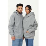Nike Jordan Jumpman Unisex Pull Over Hoodie Kapüşonlu Gri Sweatshirt